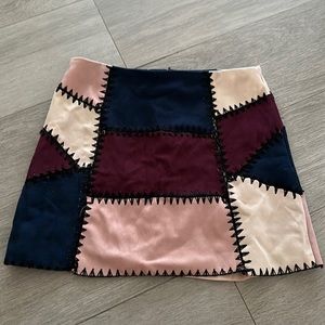 Ark&Co patchwork mini skirt (Medium)